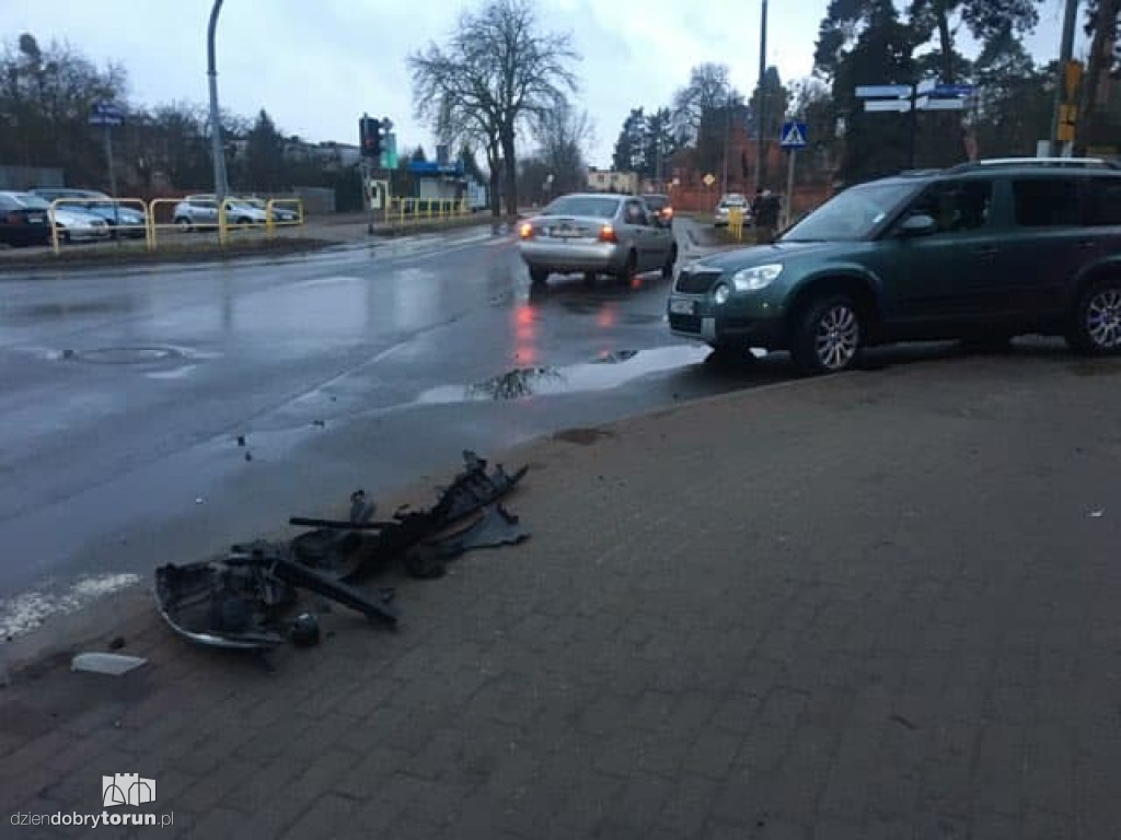 Groźna kolizja przy szpitali na św. Józefa