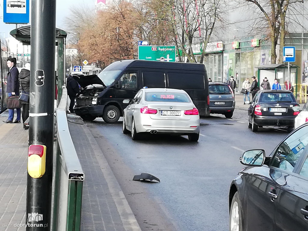 Groźna kolizja w centrum miasta