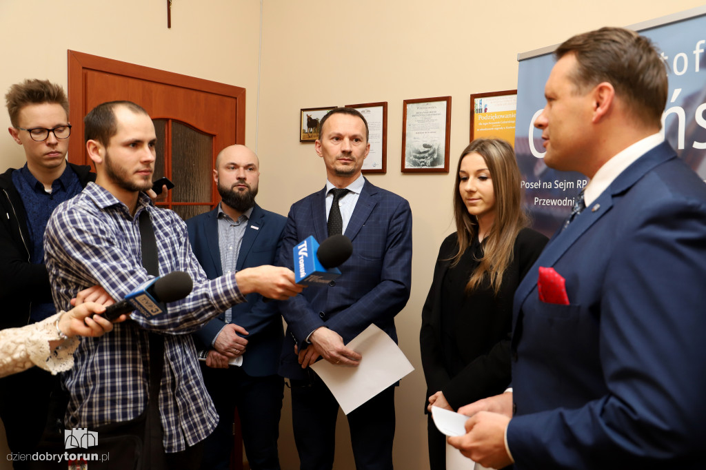 Konferencja prasowa Prawa i Sprawiedliwości