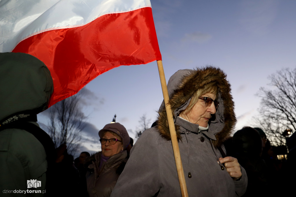 Protest przed Centrum Sztuki Współczesnej