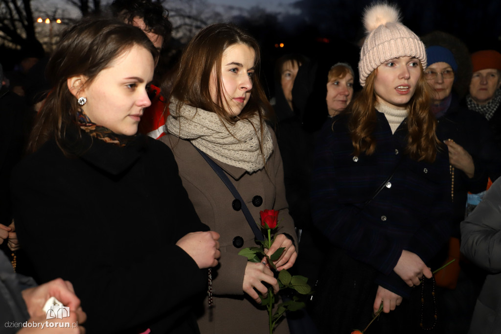 Protest przed Centrum Sztuki Współczesnej