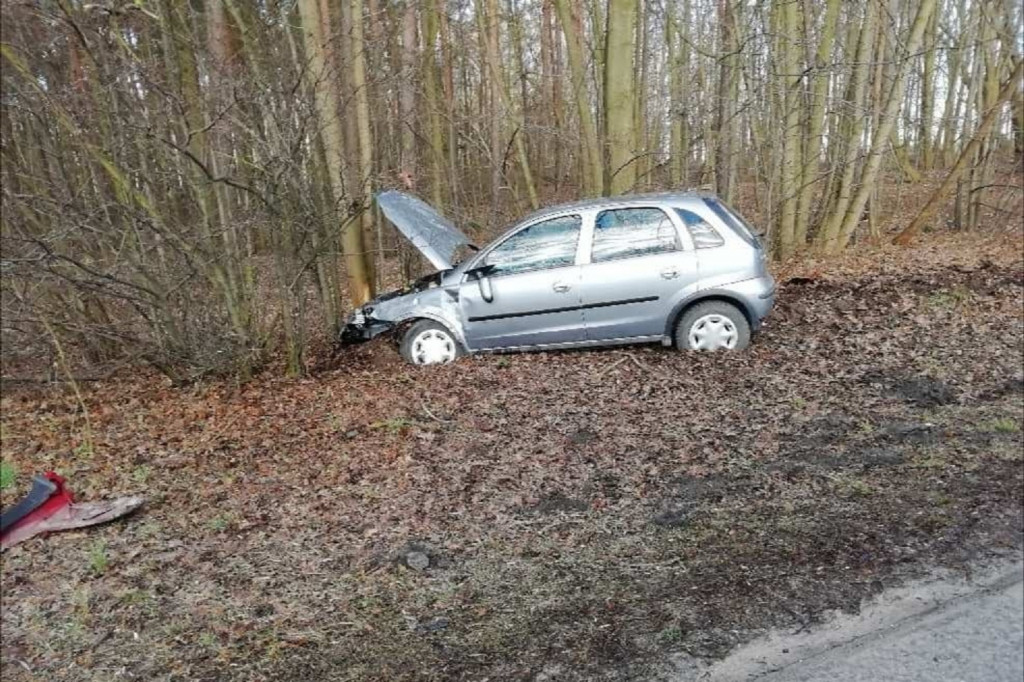 Wypadek na DK 91 w Papowie Osieki