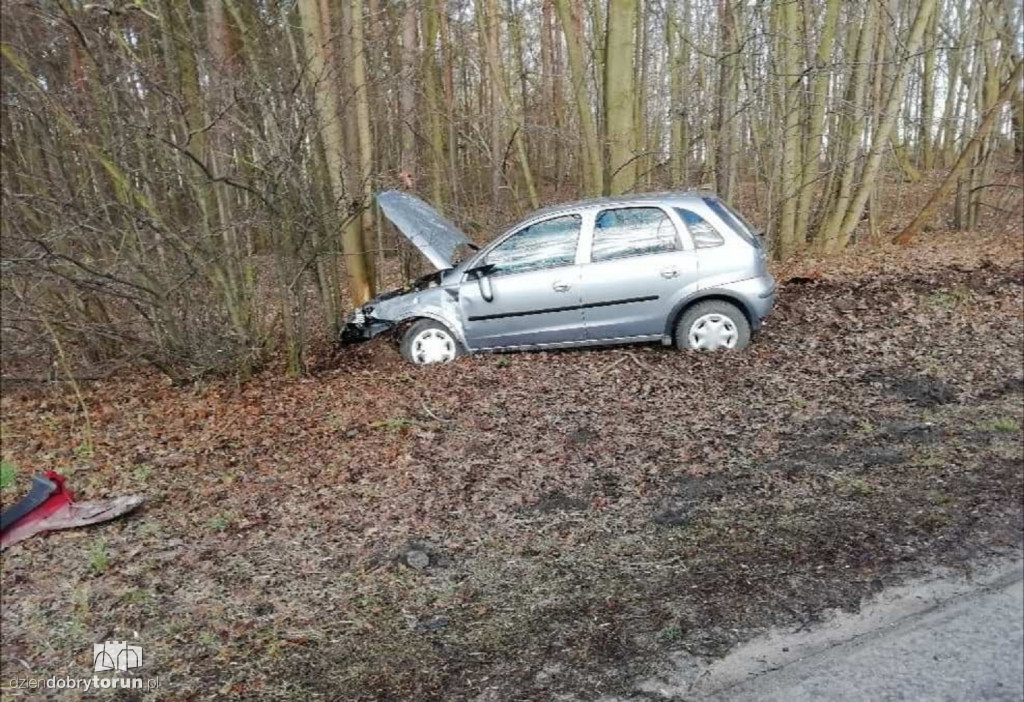 Wypadek na DK 91 w Papowie Osieki