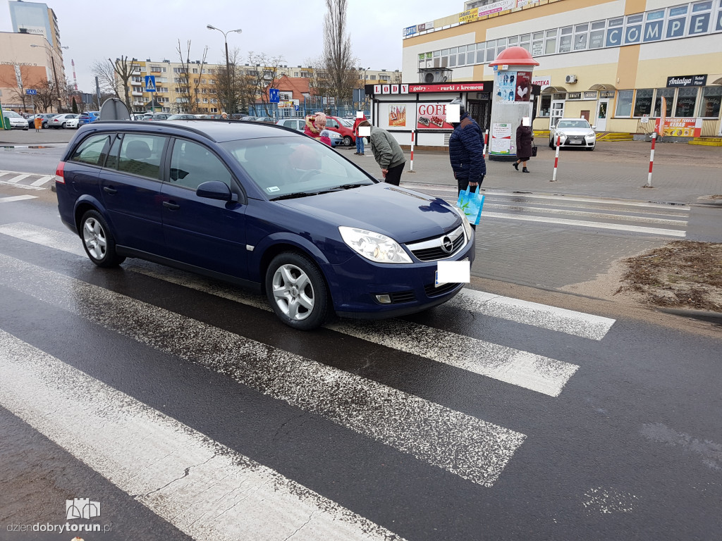 Kolejne potrącenie w Toruniu!