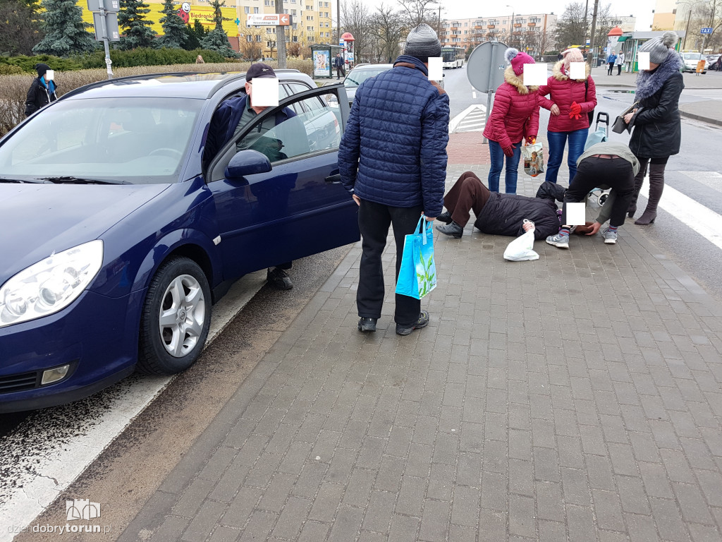 Kolejne potrącenie w Toruniu!