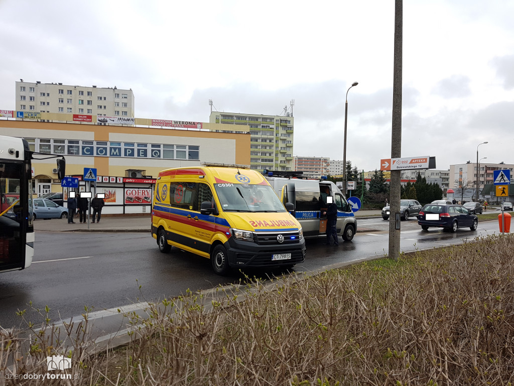 Kolejne potrącenie w Toruniu!