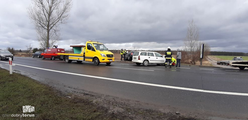 Wypadek na trasie Toruń - Bydgoszcz
