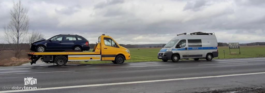Wypadek na trasie Toruń - Bydgoszcz