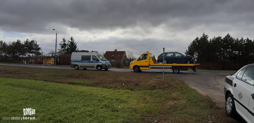 Wypadek na trasie Toruń - Bydgoszcz