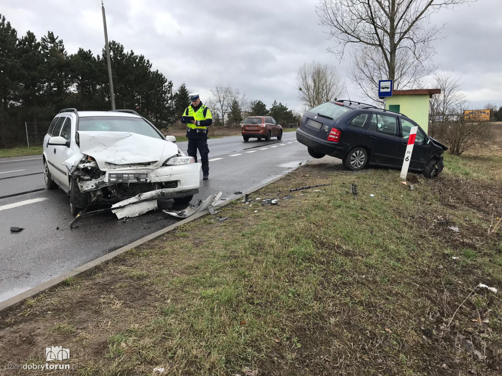 Wypadek na trasie Toruń - Bydgoszcz