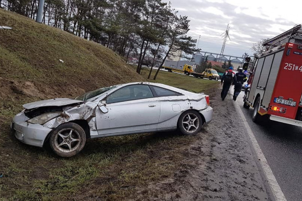 Groźny wypadek na DK10