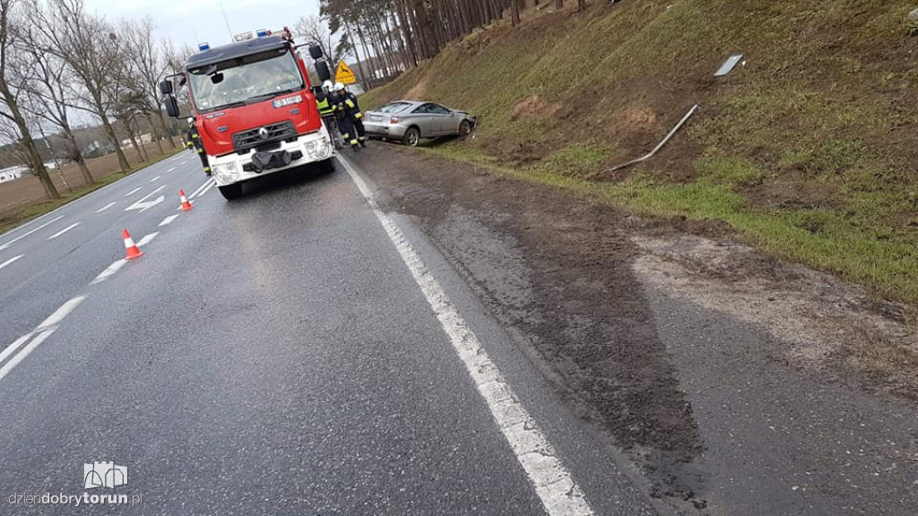 Groźny wypadek na DK10