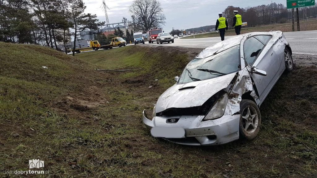 Groźny wypadek na DK10