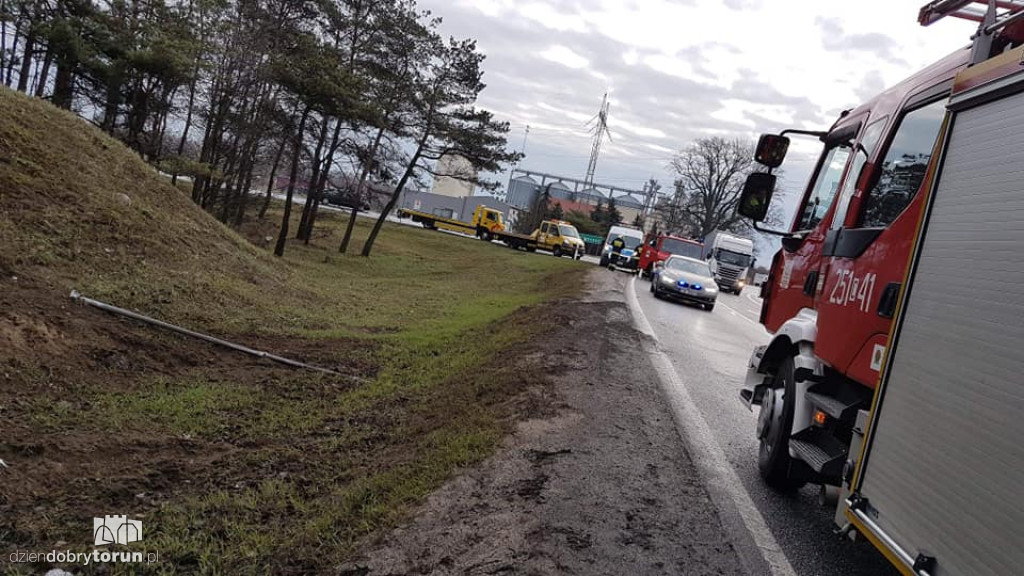 Groźny wypadek na DK10