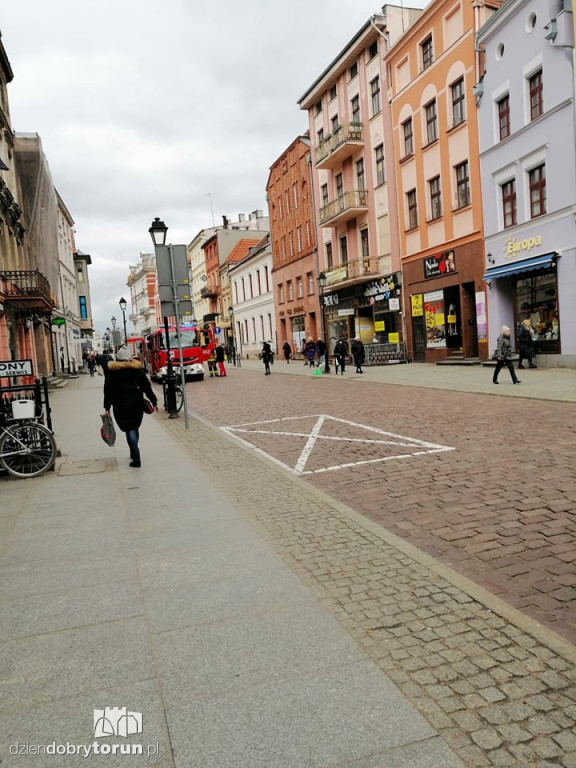 Akcja strażaków na Chełmińskiej