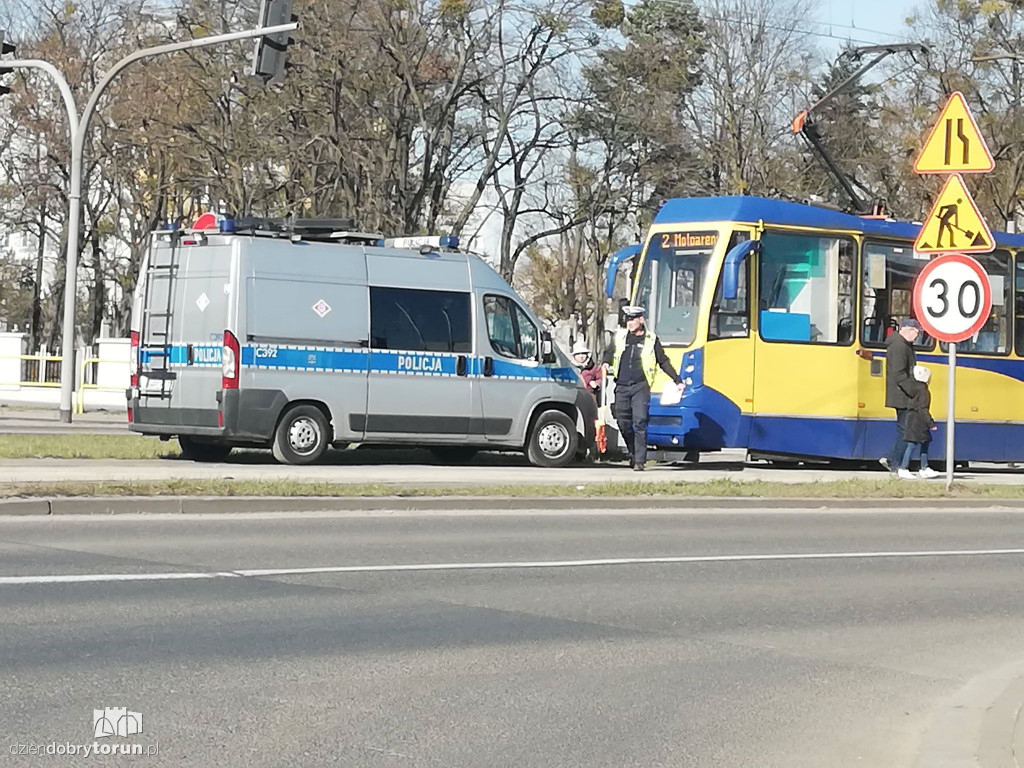 Tramwaj potrącił kobietę w centrum miasta