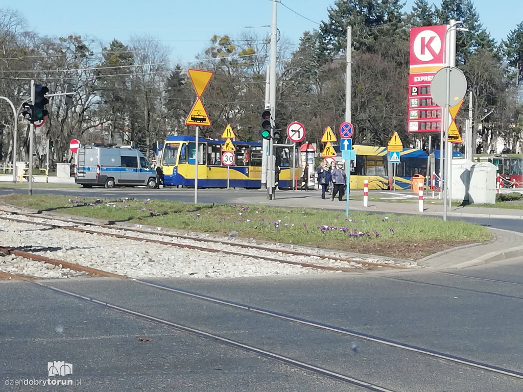 Tramwaj potrącił kobietę w centrum miasta