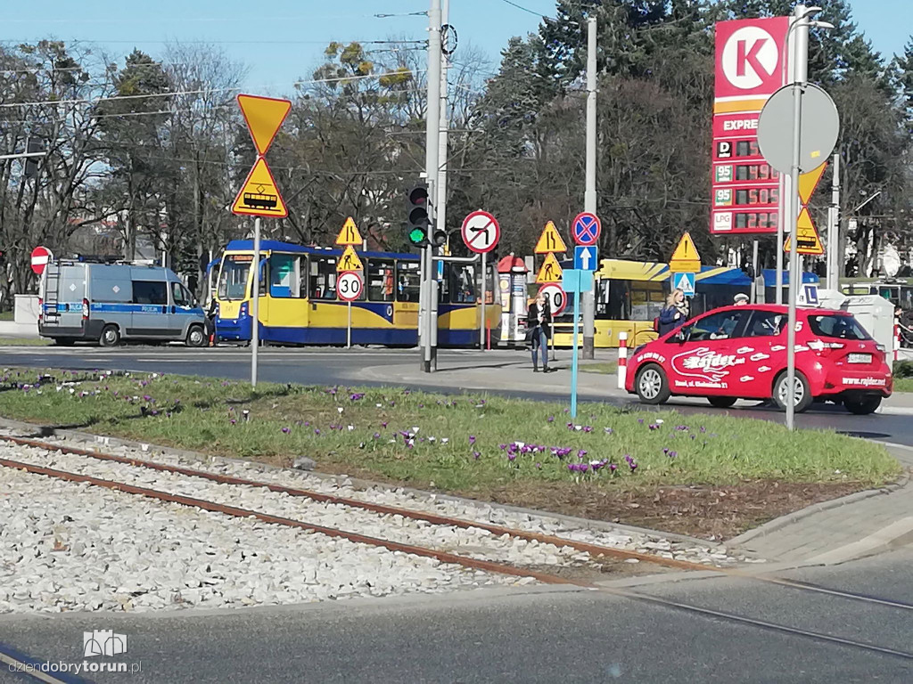 Tramwaj potrącił kobietę w centrum miasta
