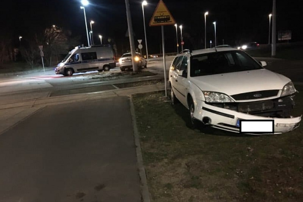 Groźna kolizja na placu Hoffmanna