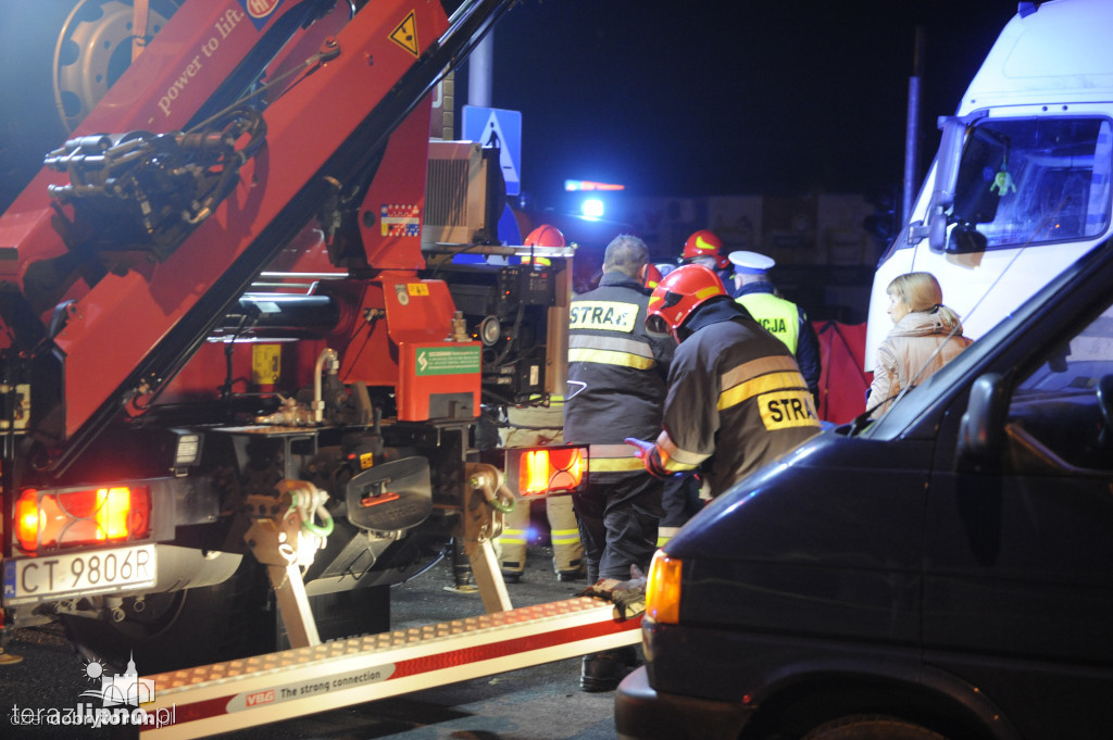 Śmiertleny wypadek na DK10 w Lipnie