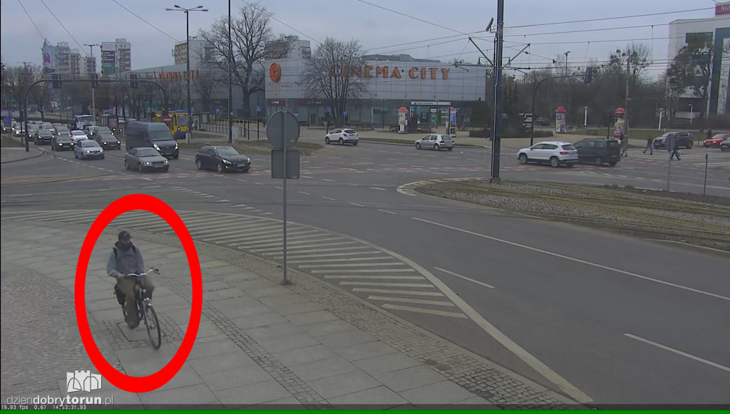 Policja szuka złodzieja roweru