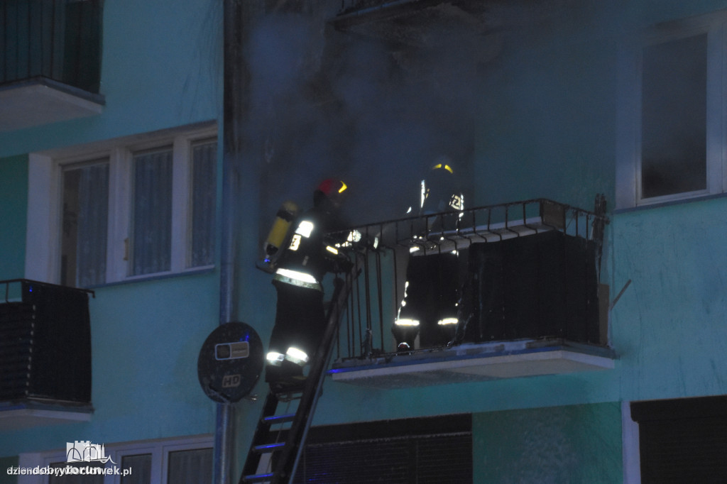 Tragiczny pożar w bloku we Włocławku