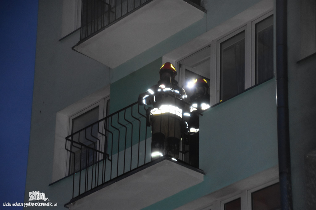 Tragiczny pożar w bloku we Włocławku