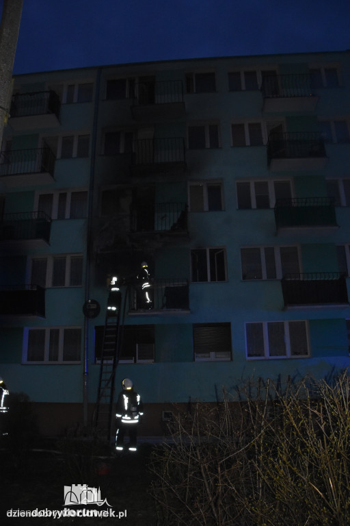 Tragiczny pożar w bloku we Włocławku