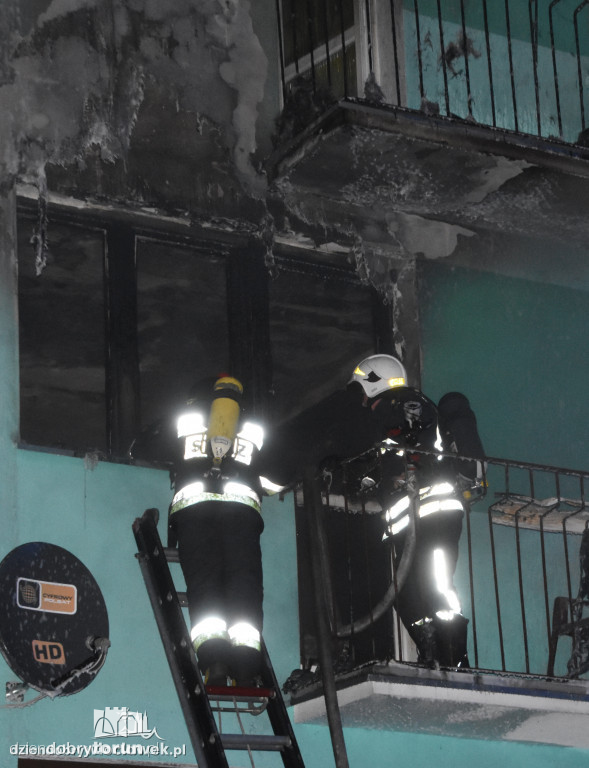Tragiczny pożar w bloku we Włocławku