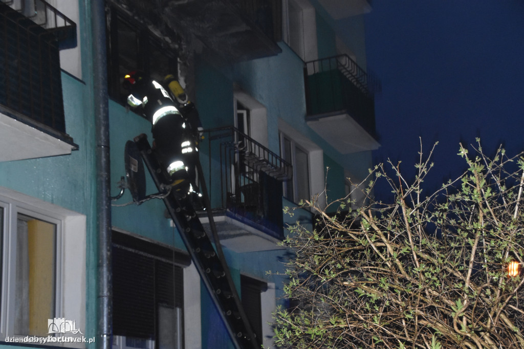 Tragiczny pożar w bloku we Włocławku