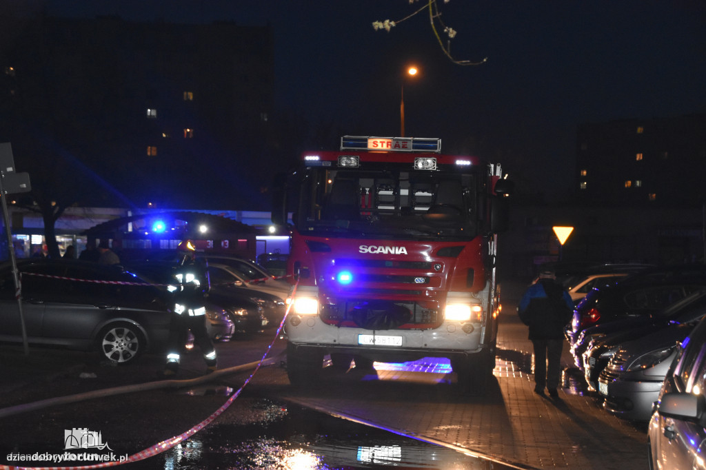 Tragiczny pożar w bloku we Włocławku