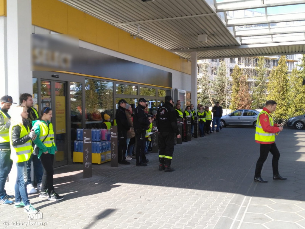 Ćwiczenia na stacji benzynowej