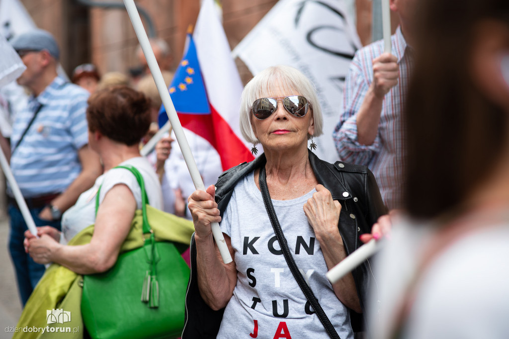 Pikieta pod Sądem Okręgowym