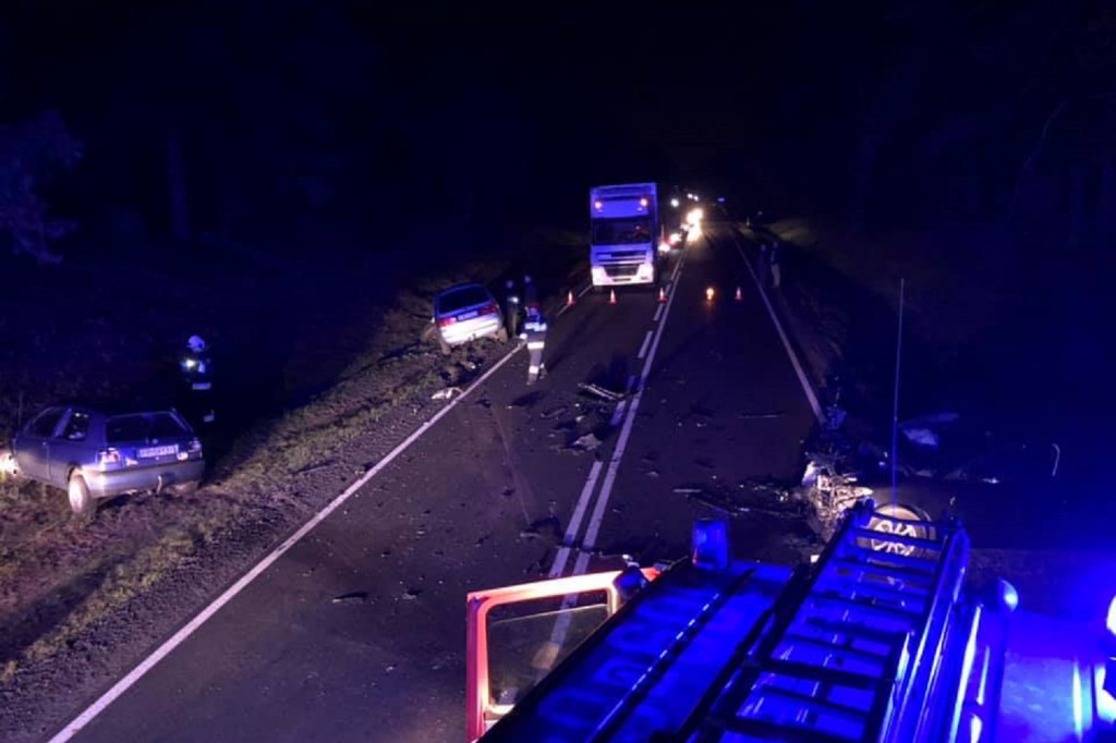 Wypadek na DK 10 niedaleko Torunia