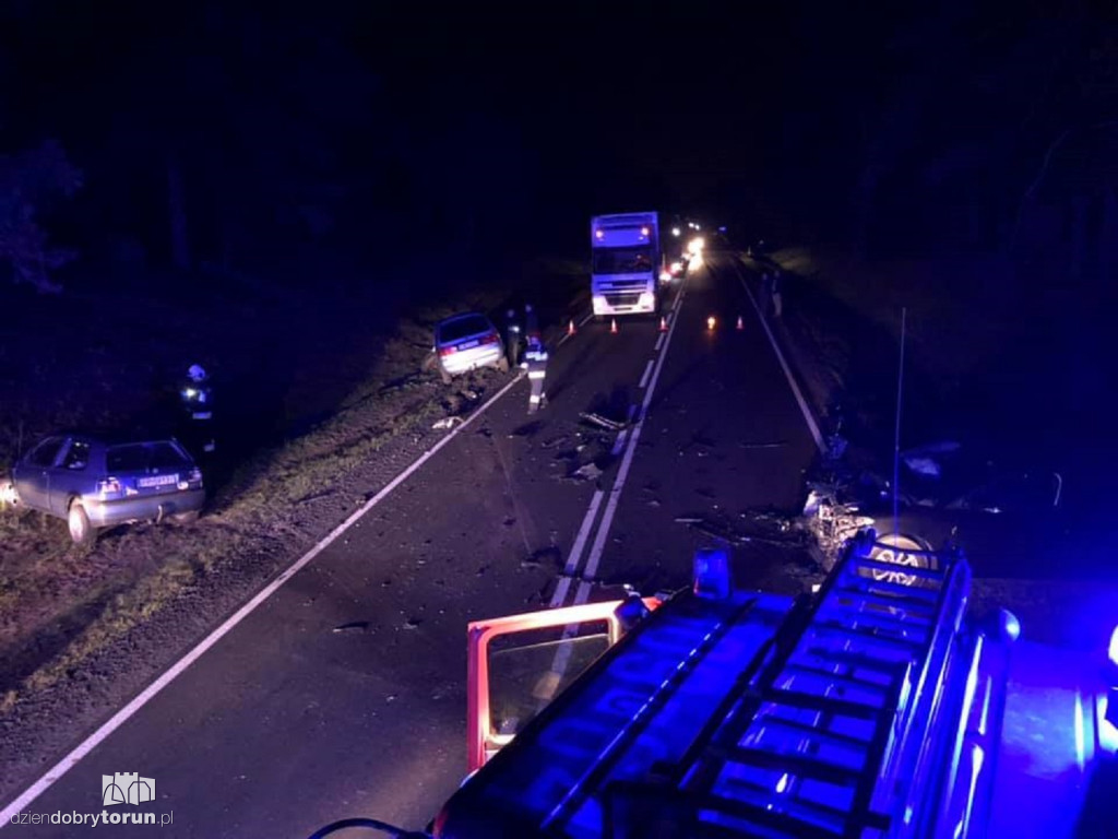 Wypadek na DK 10 niedaleko Torunia