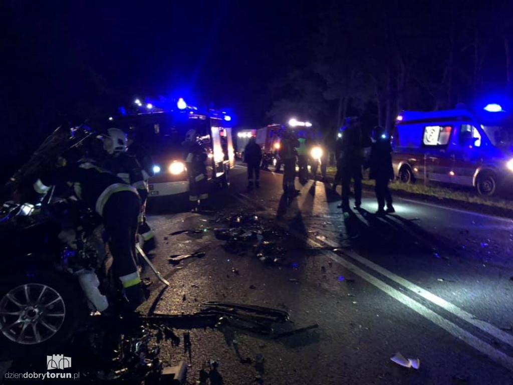 Wypadek na DK 10 niedaleko Torunia