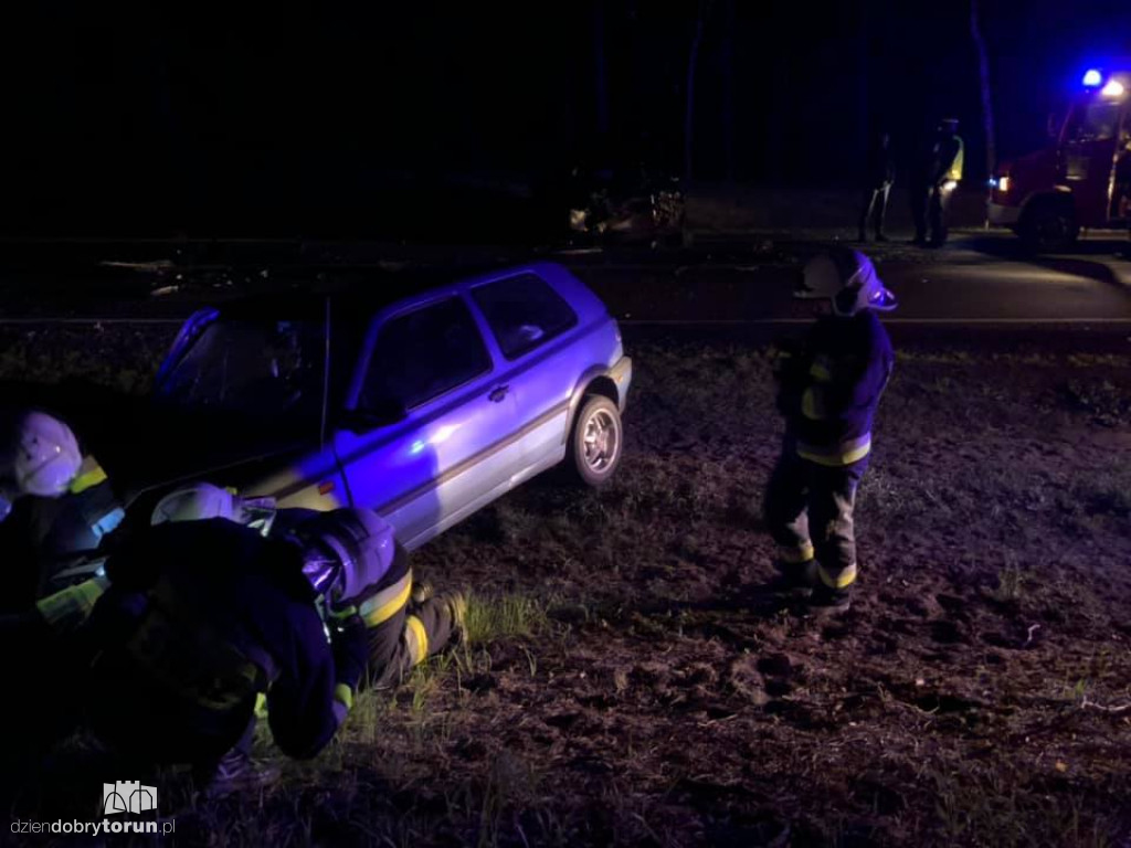 Wypadek na DK 10 niedaleko Torunia