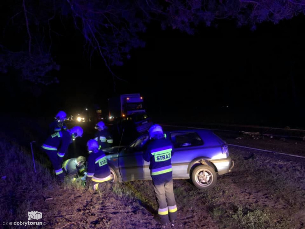 Wypadek na DK 10 niedaleko Torunia