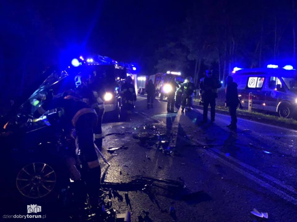 Wypadek na DK 10 niedaleko Torunia