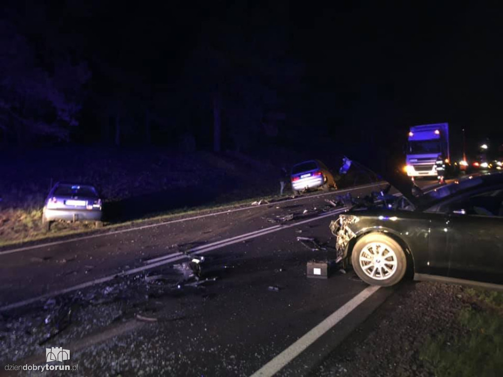 Wypadek na DK 10 niedaleko Torunia