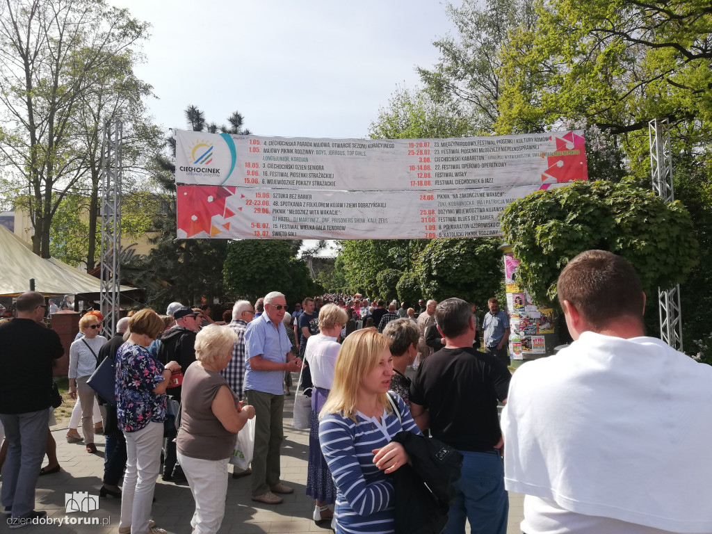 Tłumy na majówce w Ciechocinku