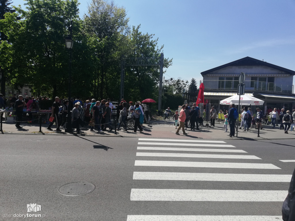 Tłumy na majówce w Ciechocinku