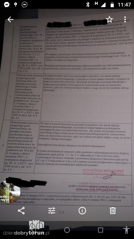 Dokumenty kierowców Bolta