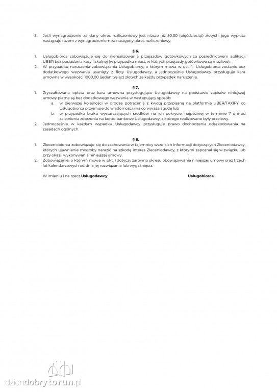 Dokumenty kierowców Bolta