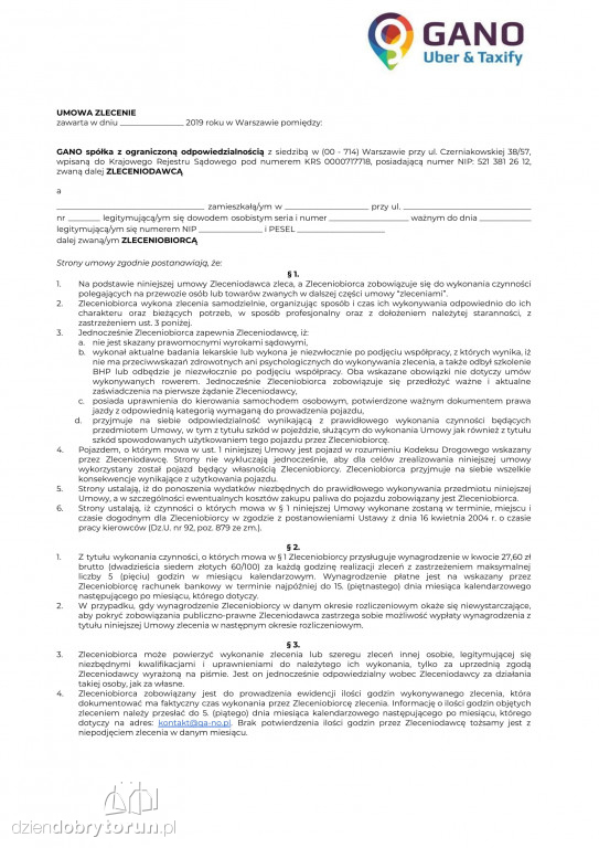 Dokumenty kierowców Bolta