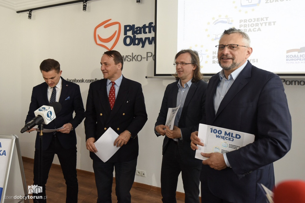 Konferencja ministra Sikorskiego