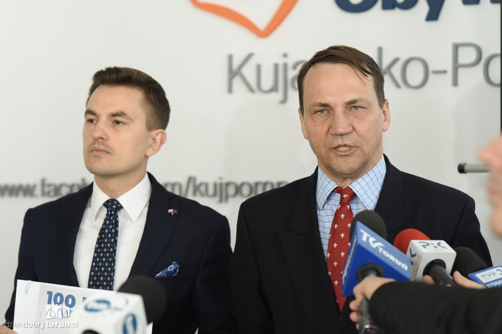 Konferencja ministra Sikorskiego