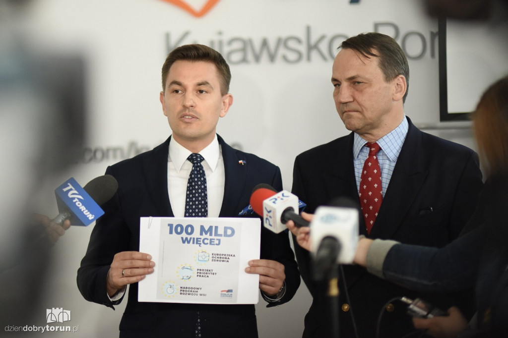 Konferencja ministra Sikorskiego