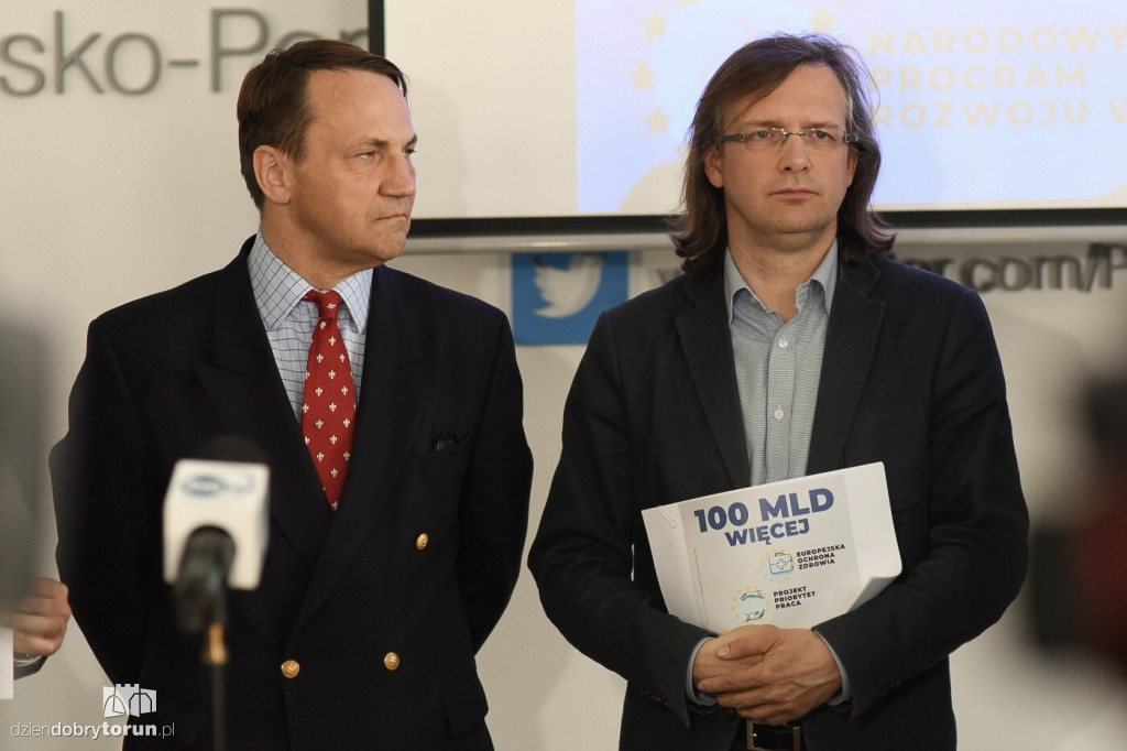 Konferencja ministra Sikorskiego