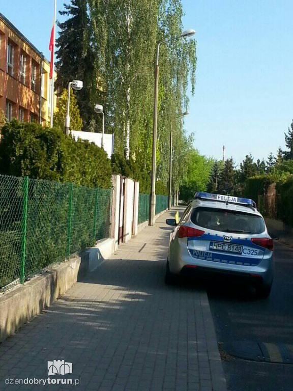 Alarm bombowy w ZSG-H w Toruniu
